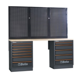 Combinazione banchi arredo officina C45PRO