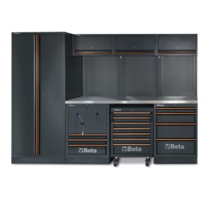 Combinazione arredo officina C45PRO
